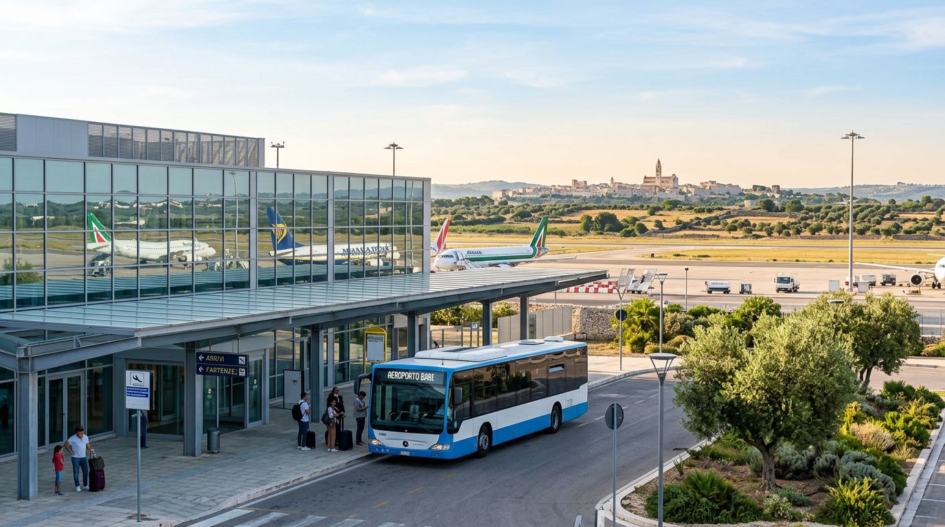 Autobus da Bitonto all'Aeroporto di Bari: fermate, biglietti e tempi