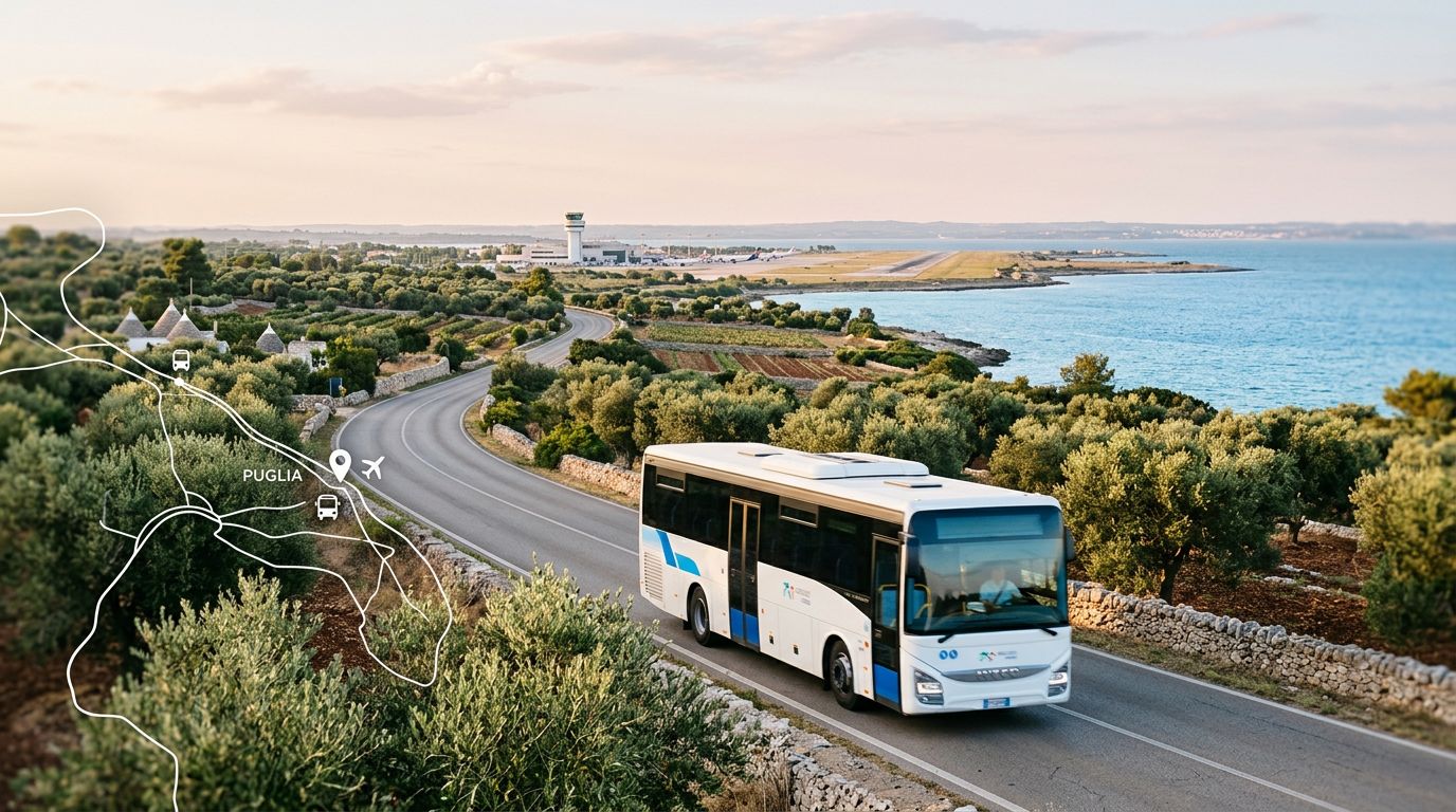 Autobus da Casarano all'aeroporto di Brindisi: fermate, biglietti e tempi