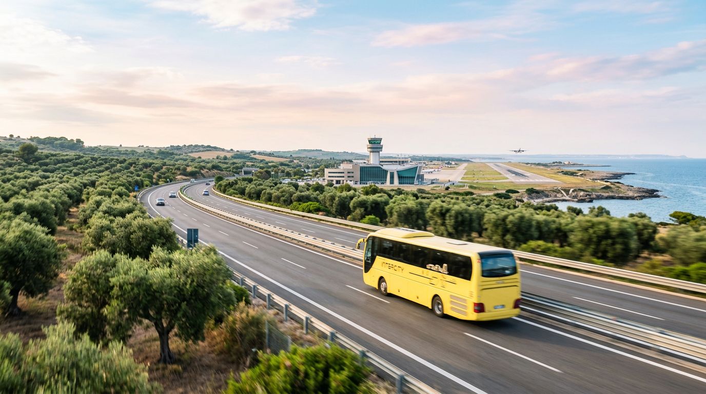 Autobus da Francavilla Fontana all'Aeroporto di Brindisi: fermate, biglietti e tempi