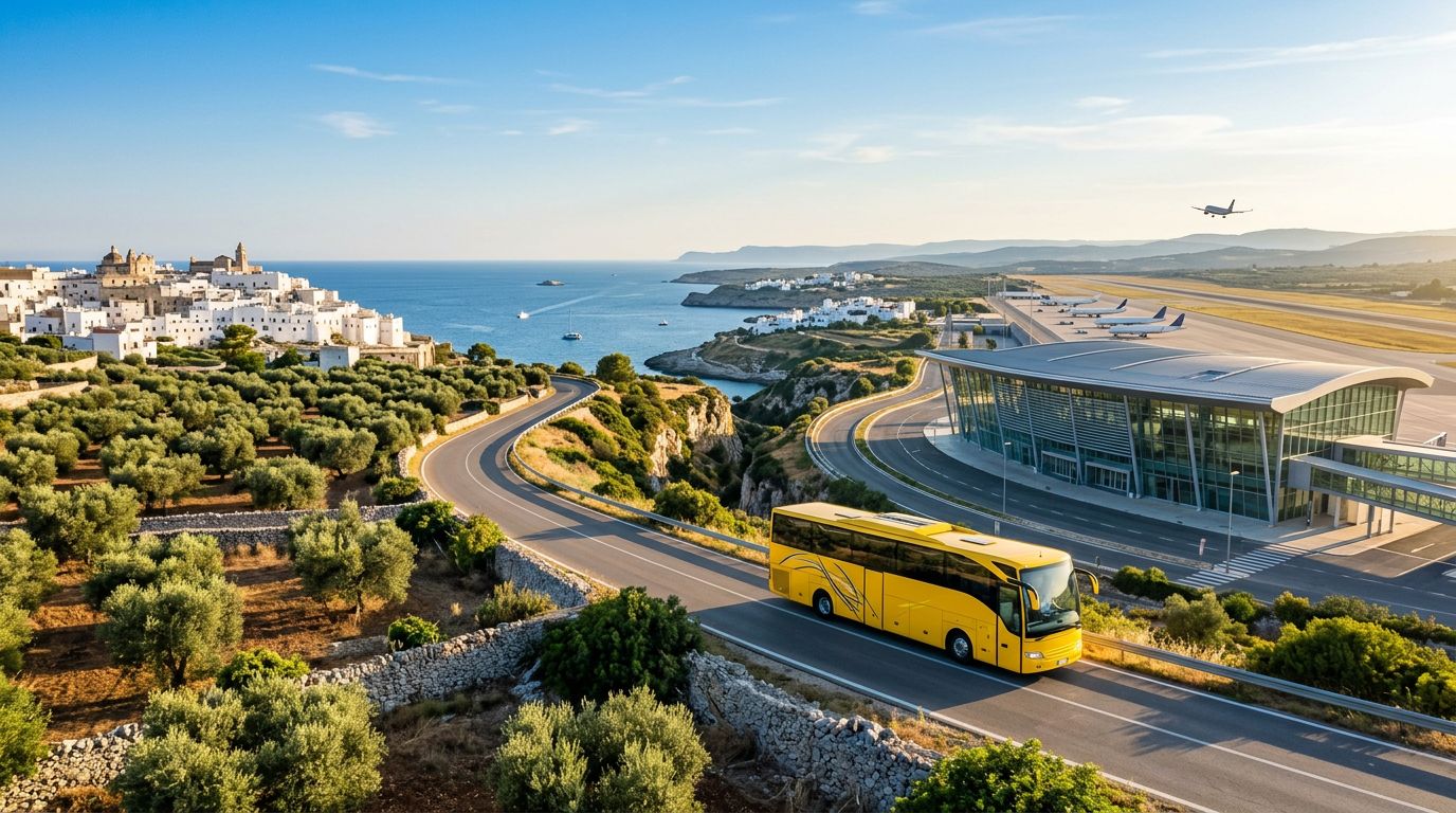 Autobus da Martina Franca all'aeroporto di Brindisi: fermate, biglietti e tempi