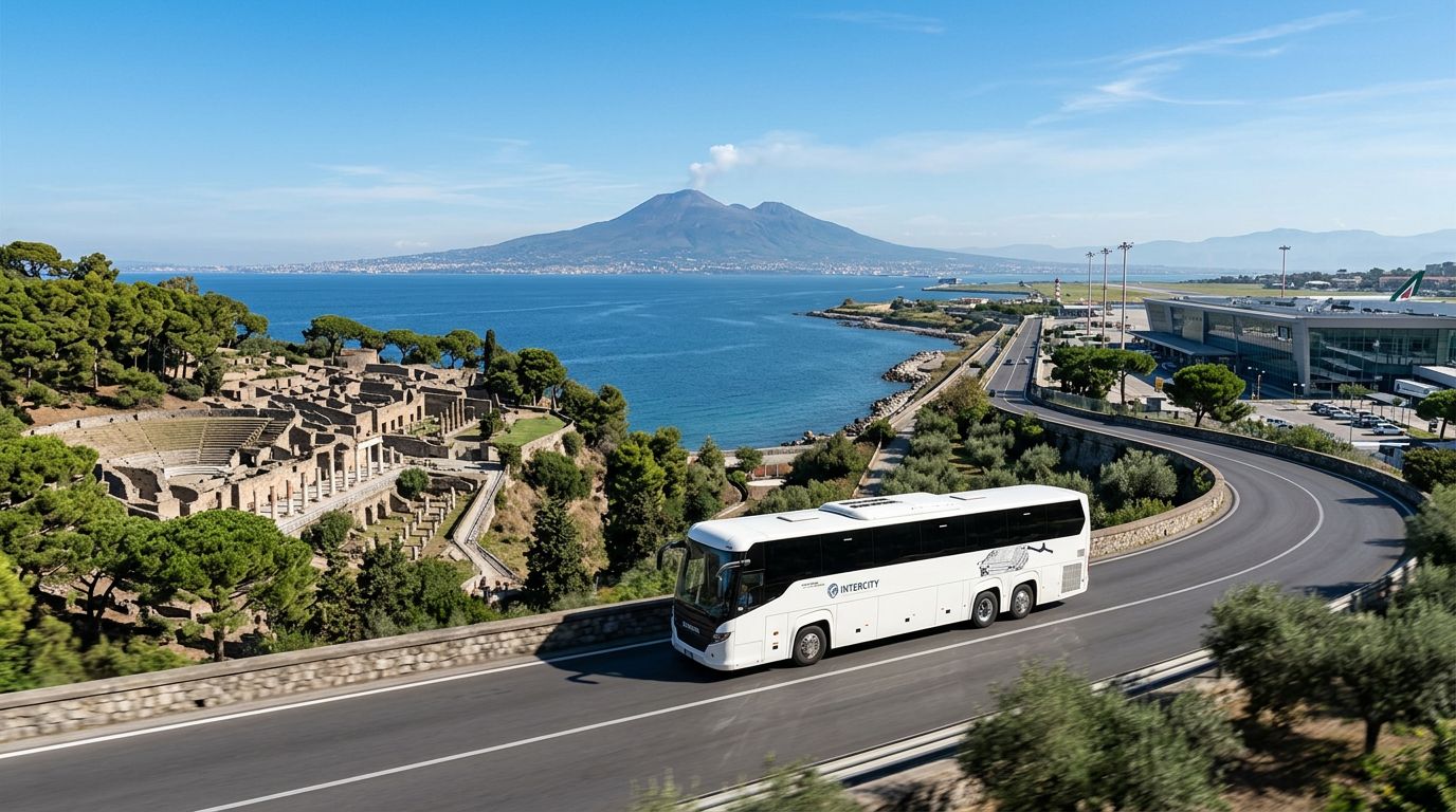 Autobus da Pompei all'Aeroporto di Napoli Capodichino: fermate, biglietti e tempi