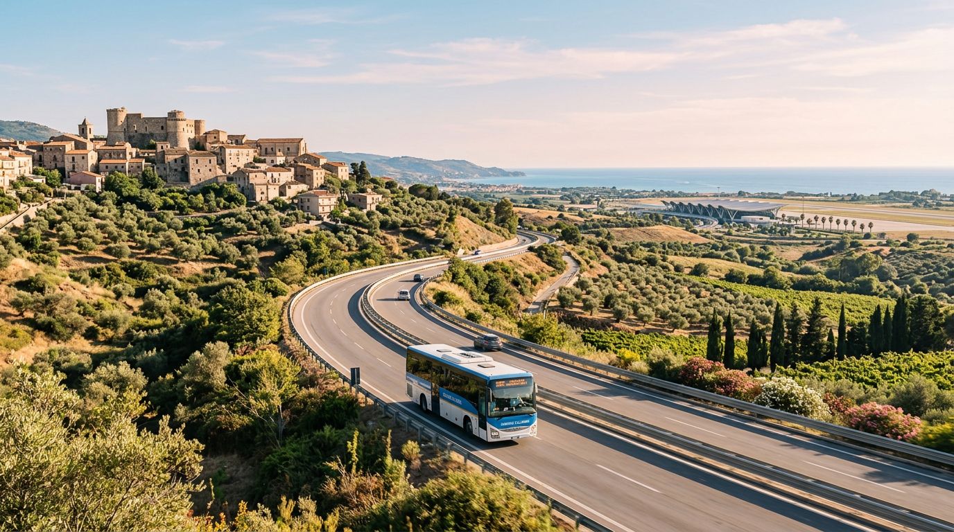 Autobus da Vibo Valentia all'Aeroporto di Lamezia: fermate e tempi