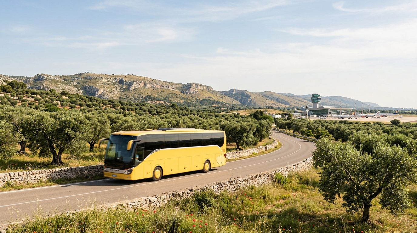 Autobus da Acquaviva delle Fonti all'aeroporto di Bari: fermate, biglietti e tempi