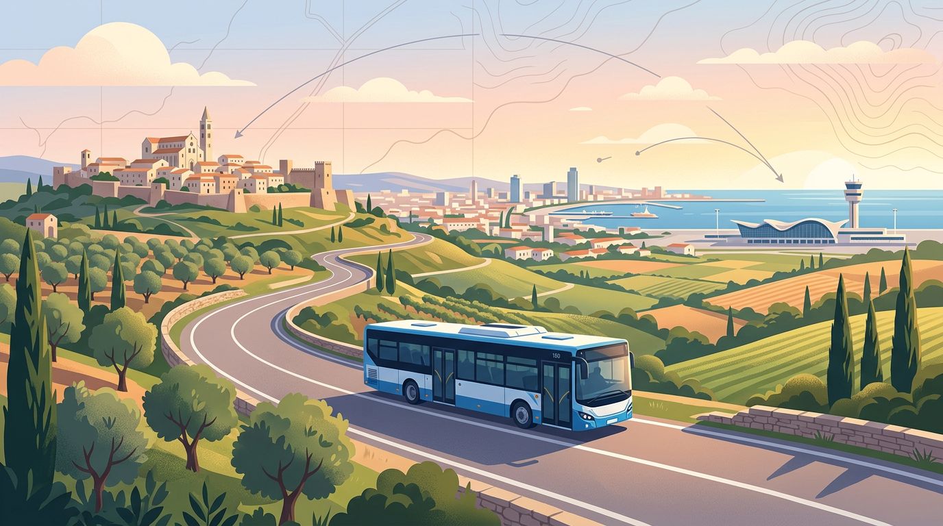 Autobus da Canosa di Puglia all'Aeroporto di Bari: fermate, biglietti e tempi