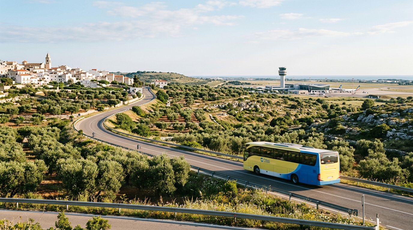 Autobus da Cerignola all'Aeroporto di Bari: fermate, biglietti e tempi