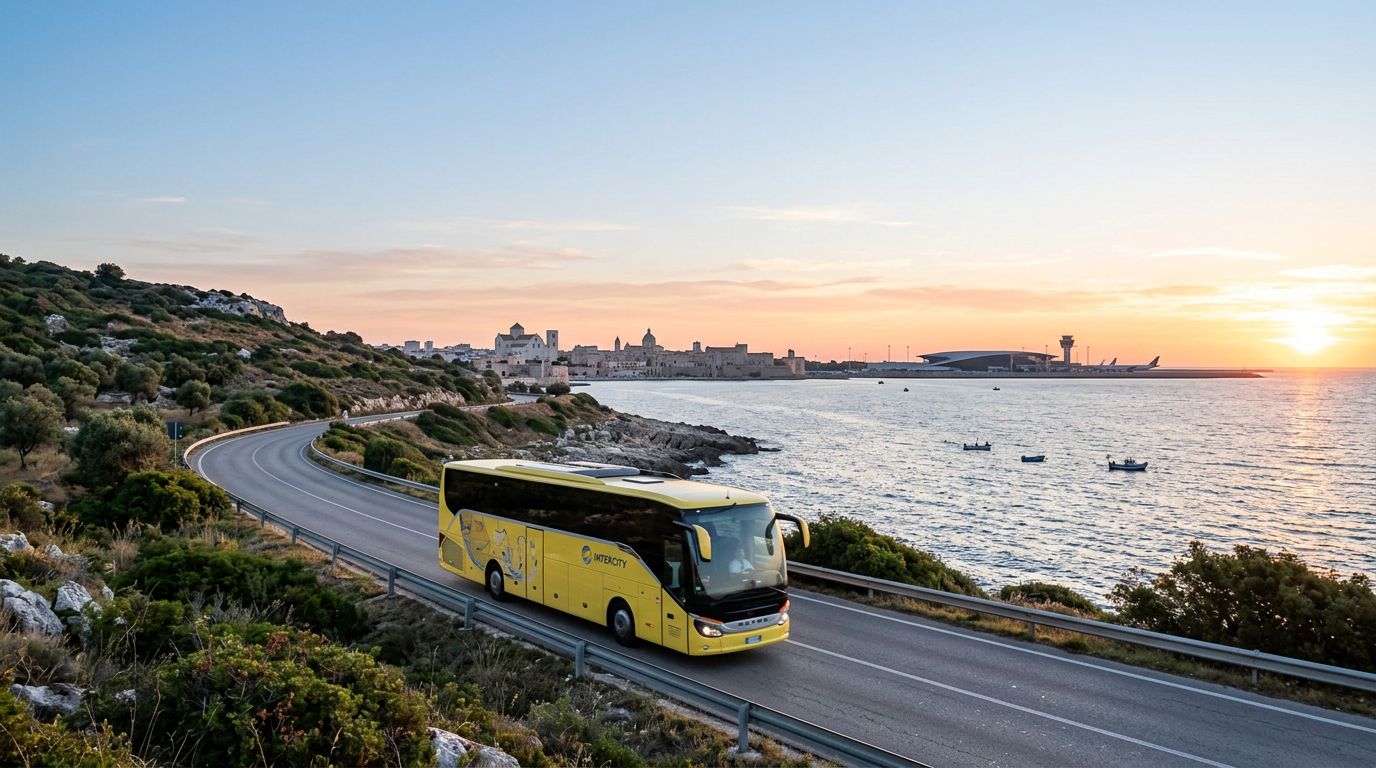 Autobus da Conversano all'Aeroporto di Bari: fermate, biglietti e tempi