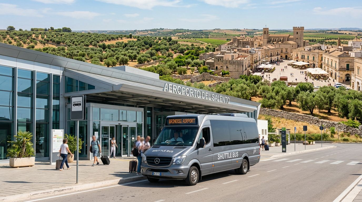 Autobus Grottaglie-Aeroporto di Brindisi: fermate, biglietti e tempi