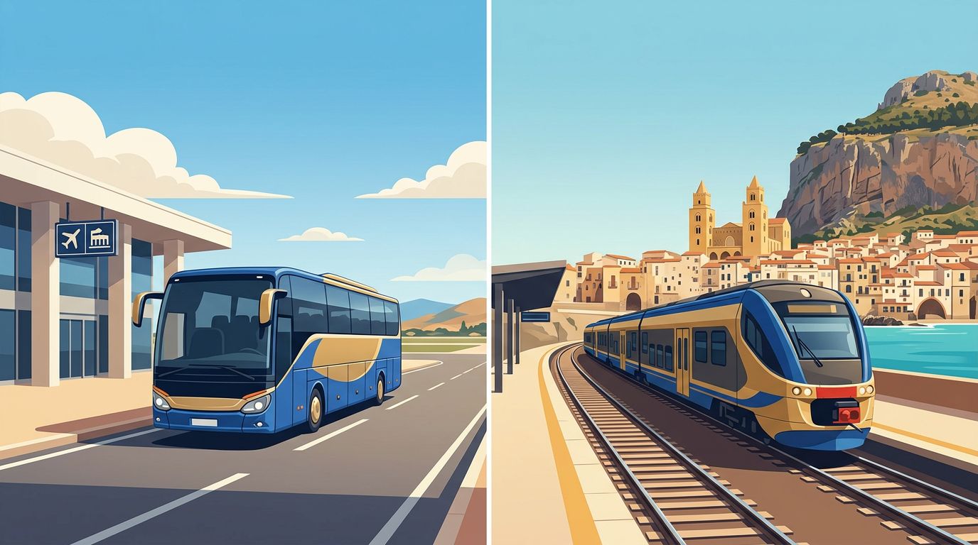 Autobus Cefalù Aeroporto Palermo: quale percorso scegliere
