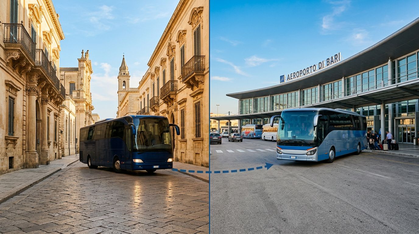 Autobus Lecce Aeroporto Bari: diretto o con cambio?