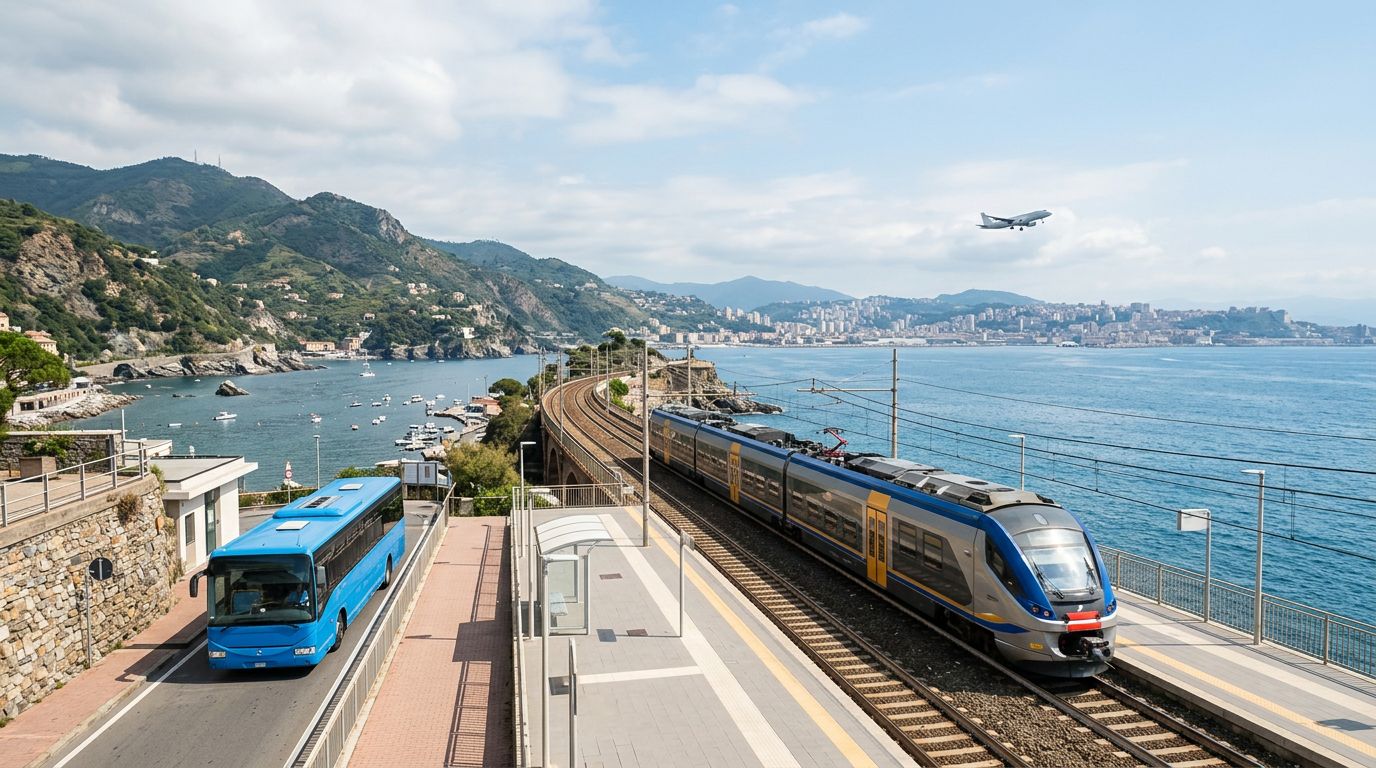 Autobus Rapallo-Aeroporto di Genova: fermate e tempi