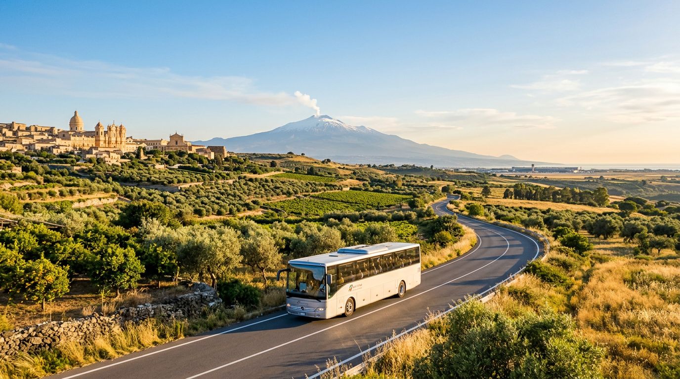 Come raggiungere Catania Fontanarossa da Noto in autobus